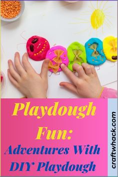 playdough fun adventures with diy playdough for kids to learn how to make doughnuts