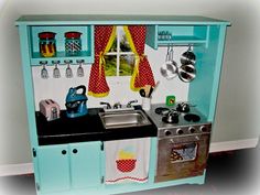 Old Entertainment Centers, Entertainment Center Furniture, Childrens Kitchens, Play Kitchen Sets, Quotes Tattoos, Play Furniture