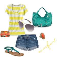 comfort & summertime! Perfect Summer Outfit, Clothing And Accessories, Style Me Pretty, Short Outfits, Dress To Impress, Stylish Outfits, Style Me, What To Wear, Outfit Inspirations