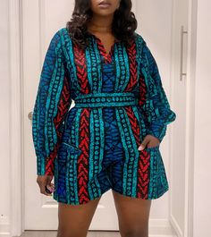 It’s playsuit season 😍😍 and Olufunke, Lindiwe and Zina are out to play. Which look are you feeling? 🤔 🛍️ Shop via the link in the bio #womeninbusiness #longsleeve #lifestyle #africanprintplaysuit #summer #explore #style #love #fashionweek #available #bodypositivity #ankarafashion #highendfashion #styleinspiration #waist #clothing #africanfashion #art #beauty #shindara Jumpsuits For Women Short, Ankara Shorts, Playsuit Outfit, African Bohemian, Wrap Playsuit, Rich Auntie, Playsuits Outfit, Ankara Clothing, Ankara Short Gown Styles