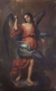 Symbolic Art, Angel Gabriel, Ancient Paintings, Archangel Gabriel, Angel Images, San Michele, San Gabriel, Angels Among Us, European Paintings