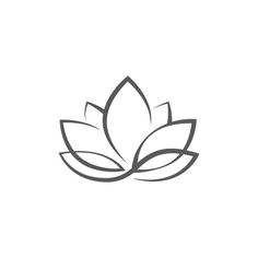 a black and white image of a lotus flower