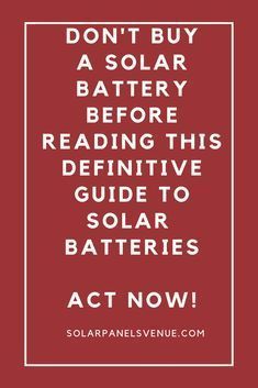 Solar Batteries Homemade Solar Panels, Rv Solar Power, Solar Panel Battery