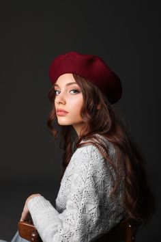 💫 Bonjour, fashionistas!  🛍️ Shop and discover the perfect beret to express your unique style! https://narhatsandberets.etsy.com  ✨ Elevate your style with our handcrafted collection. Women's Fall/Winter/Spring Berets and Hats. Nifty and Elegant berets will spruce up the Casual Look. With these berets, you will always be admired by many and always stand out from the crowd. Available 90% wool 10% nylon berets. Exclusive item for you. Approx. measures 11 inches (28 cm) across. Free shipping within the US. Ship within 2-6 days. 💖 Merci beaucoup for supporting small businesses and embracing timeless fashion! Classic Wool Beret For Fall, Elegant Wool Beret For Winter, Classic Winter Beret One Size, Elegant Wool Winter Beret, Trendy Fall Beret Cap, Elegant Winter Hat One Size, Trendy Fall Beret, Elegant Flat Cap For Fall, Elegant Wool Beret Cap