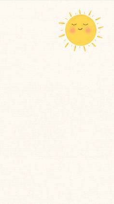 an image of a sun with eyes closed on a white sheet of paper that is blank