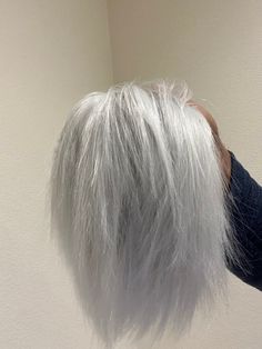 Synthetic hair as real human hair, give you more hair volume and blends with your grey hair naturally. Easy to attach elastic band scrunchie style attachment hairpiece bun. Grey Hair Topper, Fake Hair Buns, Grey Hair Extensions, Grey Hair Pieces, Bun Hair Piece, Silver Hair Color, Silver Grey Hair, Natural Gray Hair, Fake Hair