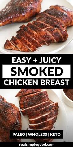 Smoker Bbq Chicken, Easy Things To Cook On Smoker, Smoked Grilled Chicken, Crockpot Smoked Chicken, Bbq Chicken On Pellet Grill, Smoked Chicken Fajitas, Chicken Pellet Grill Recipes, Smoked Chicken Meals, Quick Pellet Smoker Recipes