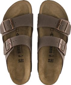 Mocha Birkenstock, Birkenstock Styles, Birkenstock Arizona, Iconic Style, Nubuck Leather, Natural Leather, Signature Style, Mocha, Fashion Store