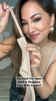 Bra Hacks For Strapless Dress, How To Make A Bra Look Strapless, Bra With Straps To Strapless, Bra For Open Back Dress, Bra Strap, How To Wear A Strapless Bra Tips, How To Wear A Strapless Dress, How To Wear A Bra With A Strapless Dress, How To Fix Bra Cup Gap