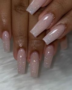 Glitter Nails Acrylic, Acrylic Nails Coffin Short, Prom Nails, Nail Arts, Nail Polishes