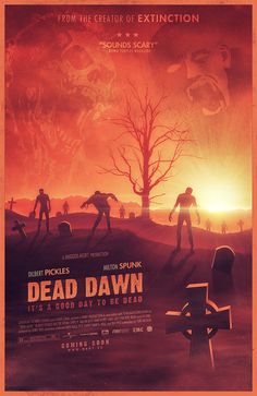 a movie poster for the dead dawn