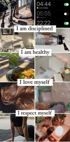 Respect Myself, I Am Healthy, I Love Myself, Trening Fitness, Life Vision Board, Vision Board Affirmations