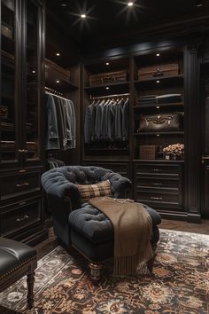 29 Walk In Closet Ideas For An Organized And Chic Wardrobe | Walk In Closet Ideas, Chic Wardrobe, Room Closet, Closet Ideas, Walk In Closet, Walking, Wardrobe, Closet