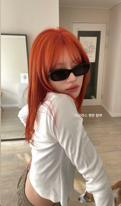 Hair Color Orange, Korean Hair Color, The Cardigans, Ginger Hair Color, Image Swag, Haircuts Straight Hair