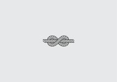 an image of a knot that is in the middle of a drawing with black and white lines