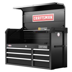 the craftsman's toolbox is open and ready to be used