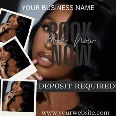 Are you looking for a graphic designer?👩‍💻  DM shyshy designs the best prices for a small business on a budget. Hair Brand Name Ideas, Hair Business Logo Design Ideas, Hair Poster Design, Makeup Branding, Business Ideas For Women Startups, Hair Logo Design, Hair Website, Diy Social Media, Business Vision Board