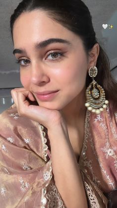 Anjali Tatrari, Sharvari Wagh, Indian Makeup Looks, Corrective Makeup, Bridesmaid Photoshoot, Gown With Dupatta, Easy Hairstyles For Thick Hair, Celebrity Makeup Looks