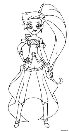 Lolirock Coloring Pages, Lolirock Auriana, Anime Colouring, Ladybug Coloring Page, Free Coloring Pages For Kids, Disney Princess Coloring Pages