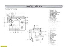 instruction manual for sewing machine model 855 fa