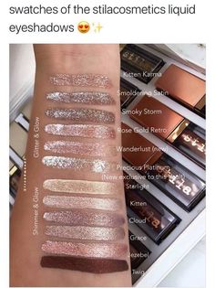 This brilliantly long-wearing sparkle eye shadow combines the perfect mix of pearl and glitter to lavish eyes with incredible luster and shimmer.  With its uniquely lightweight, water-infused texture, Glitter & Glow glides on effortlessly, then dries down smoothly, locking in maximum sparkle with minimal fallout, for eyes with a real "wow!" factor. Liquid Glitter Eyeshadow, Feeling Pretty, Dior Makeup, Makeup Artistry, Wardrobe Update, Makeup Swatches