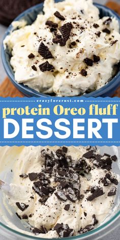 Looking for best dessert recipes that are healthy and indulgent? This Protein Oreo Fluff Dessert is the perfect no bake sweet treat! Use it as a pudding, dip, or pie filling — it's packed with creamy yogurt, cheesecake pudding mix, Oreos, and Cool Whip for a guilt-free dessert that’s light yet satisfying! Oreo Fluff Salad, Protein Oreo, Oreo Fluff Dessert, Sweet Dips Recipes, Sweet Dip, Cheesecake Desserts Recipes, Cool Whip Desserts, Oreo Fluff