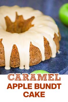 Our fall-inspired Vegan Apple Bundt Cake is irresistibly moist, filled with chunks of apples in every bite, and topped with a dreamy caramel glaze. It’s the kind of dessert that fills your kitchen with warm, spiced aromas, making each slice feel like a sweet escape into autumn magic. Apple Walnut Bundt Cake Recipes, Carmel Apple Bundt Cake Recipe, Apple Bundt Cake With Caramel Sauce, Cinnamon Apple Bundt Cake, Caramel Apple Bundt Cake, Caramel Apple Spice Cake, Apple Cider Cake, Apple Bundt Cake Recipes, Cider Cake