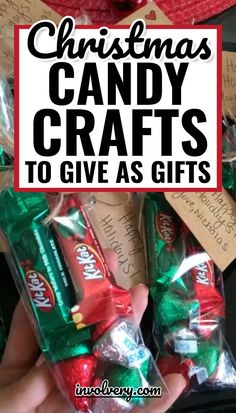 christmas candy crafts to give as gifts