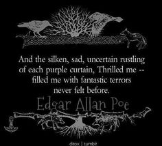 an image of edgar allen poe quote