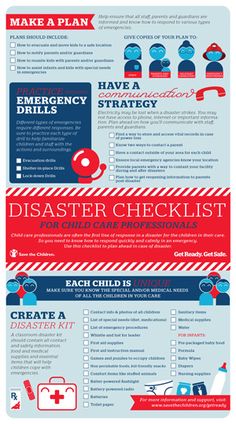 Daycare Business Plan, Childcare Business, Emergency Preparedness Kit, Parenting Plan, Family Emergency, Emergency Preparation, Emergency Plan