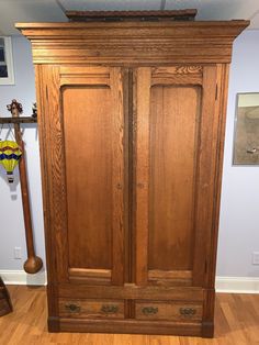 Sleek sellouts! 🤓. Order Antique Oak Eastlake Armoire Closet Double Door Tall Wardrobe Clothing Display Large Cabinet Lover Antiques and Vintage at $4999.99 #OakFurniture #AntiqueOakArmoire #closet #OakArmoire #AntiqueOak #WardrobeCabinet #armoire #EastlakeFurniture #Eastlake #bookcase Farmhouse Armoire, Armoire Closet, Solid Wood Armoire, Vintage Armoire, Antique Wardrobe, Antique Armoire, Oak Cabinet, Clothing Displays, Closet Wardrobe