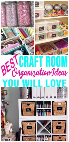 the best craft room organization ideas you will love