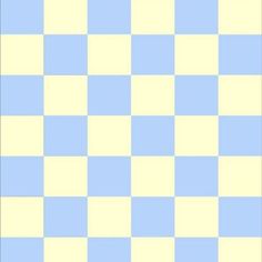 a blue and yellow checkerboard pattern that is very similar to the wallpaper