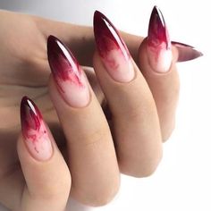 Nezuko Nails Acrylic, Nezuko Nail Art, Nezuko Inspired Nails, Nails Inspo Ballerina, Nezuko Makeup, Nezuko Hair, Nezuko Nails, Ongles Goth