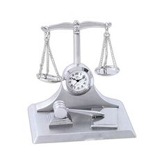 a scale with a clock and scales on it