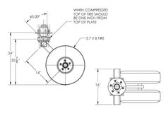 an image of a drawing of a ball valve with the measurements for each end and top of