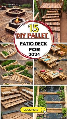 pallet patio deck plans for your backyard