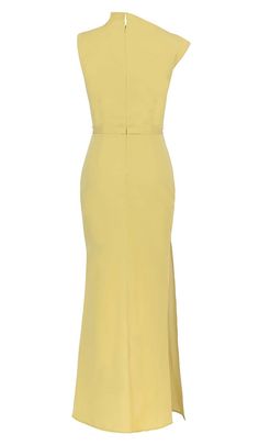 Sunny and Chic, Our Solid Asymmetrical High Low Dress Brightens up Any Occasion! This Breezy Fit and Flare Frock Features a Bold Yellow Hue With a Casual Crew Neck and Cap Sleeves. The Asymmetrical Hem Dips Lower in the Back, Offering a Modern Twist. Show Off Your Fun, Flirty Style at Garden Parties, Weddings, and Sunny Day Soirees in This Vibrant Charmer! Gentle Dry Clean Only Colour may vary due to lighting on images. The product images (without model) are closest to the true colour of the pro Yellow Sheath Cocktail Dress, Yellow Maxi Dress For Work, Yellow Fitted Maxi Dress With Asymmetrical Hem, Fitted Yellow Maxi Dress With Asymmetrical Hem, Chic Yellow Maxi Dress For Work, Yellow Sheath Midi Dress For Work, Yellow Sheath Midi Dress For Cocktail, Yellow Fitted Maxi Dress For Workwear, Yellow Fitted Midi Dress With Asymmetrical Hem