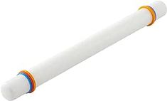 an image of a white and orange tube for water filtrators on a white background