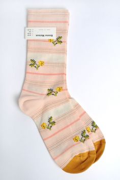 Painted Roses, Sock Drawer, Socks And Tights, Designer Socks, Cotton Socks, Cool Socks, Sock Shoes