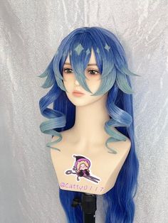 DM me! Layla Cosplay, Sunkissed Hair Brunette, Genshin Cosplays, Girl Hair Drawing, Navy Hair, Softball Hairstyles, Kawaii Hairstyles, Wigs For Sale, Alternative Hair