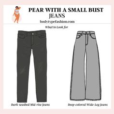 How to Dress Pear with a Small Bust - Fashion for Your Body Type Small Bust