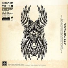 the cover art for seraphi's new album, retrieving eyes and wings