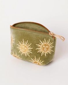 Vintage Surfwear, Sun Motif, Wallet Luxury, Sun Goddess, Coin Holder, Coin Bag, Profile On Instagram, Coin Pouch, Cotton Velvet