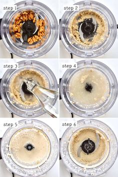 the steps to make peanut butter in a food processor