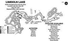 the map for limekin lake state park