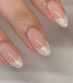 Unghie Sfumate, Milky Nails, Pearl Nails, Neutral Nails, Girls Nails, Bridal Nails, Prom Nails, Classy Nails