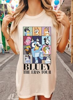 Bluey the Eras Tour Crewneck Sweatshirt, Bluey Bingo Eras Tourn Shirts, Bluey for Mom Birthday Gifts, Bluey Family Eras Tour Merch - Etsy Bluey The Eras Tour, Bluey T Shirt, Bluey Merch, Bluey Stuff, Bluey Shirt, Eras Tour Merch, Mom Birthday Gifts, Bluey Family, Blue Crocs