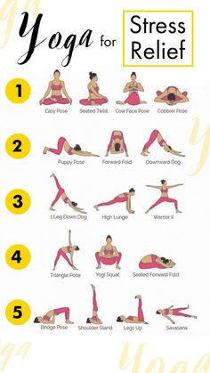 the yoga poses for relief are very easy to do and can be used in many ways