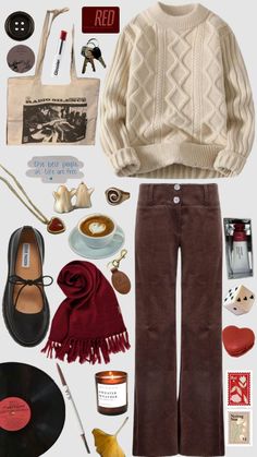 #red #fall #outfitinspo #vintage #beauty #vibes #downtowngirl #college #academia Beauty Vibes, Red Fall, Autumn Fits, Fashion Mistakes, Autumn Outfit, Vintage Beauty, I Said